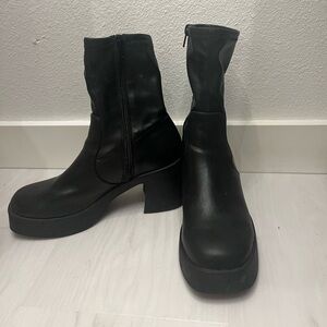 Steve Madden platform booties